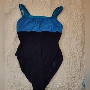 Vintage Beach Cabana 1980s One Piece Swimsuit